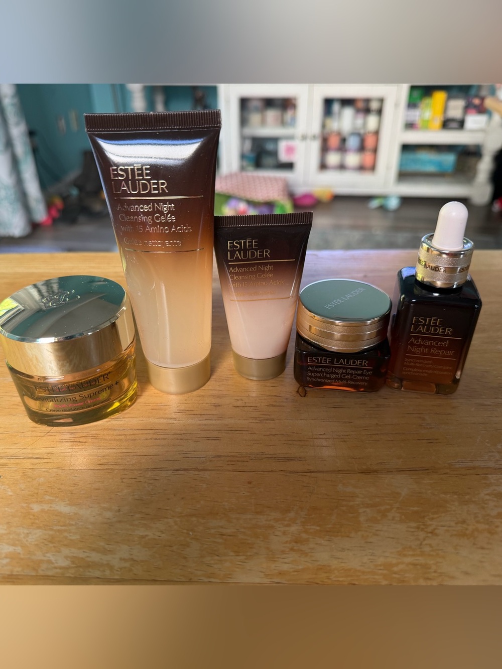 Estee Lauder Skincare Set - Brown & Gold Accents